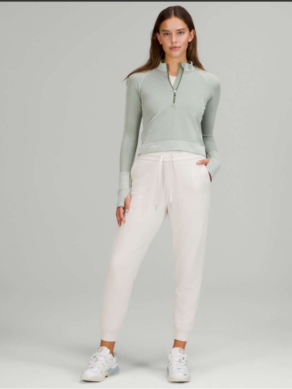 Lululemon • Rest Less 1/2 Zip Pullover • Size 10